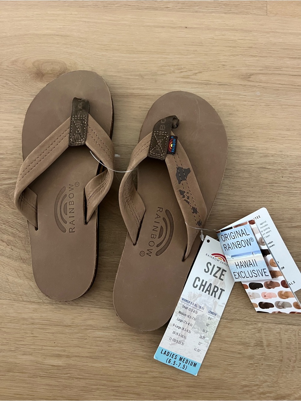 New with Tags Hawaii Exclusive Rainbow Slippers